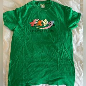 Frog Dino Logo T Shirt Kelly Green